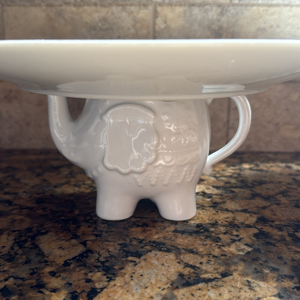 Elephant pedestal plates - Picture 4 of 6